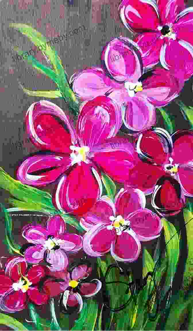 A Beautiful Acrylic Flower Painting By Denise Coulter The Acrylic Flower Painter S A To Z: An Illustrated Directory Of Techniques For Painting 40 Popular Flowers