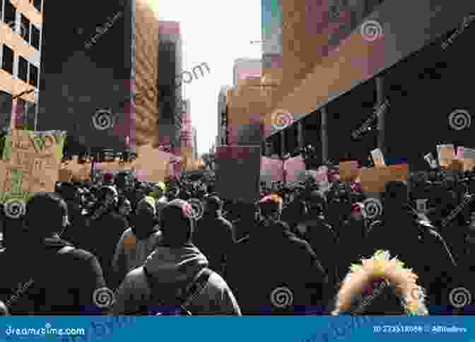 A Dynamic Image Of A Sanctuary Movement Protest March, With Participants Carrying Banners And Chanting Slogans Father Luis Olivares A Biography: Faith Politics And The Origins Of The Sanctuary Movement In Los Angeles