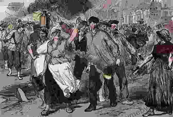 A Group Of Communards And Their Supporters Gathered In The Place De La Concorde During The Paris Commune Uprising. The Civil War In France (Illustrated)