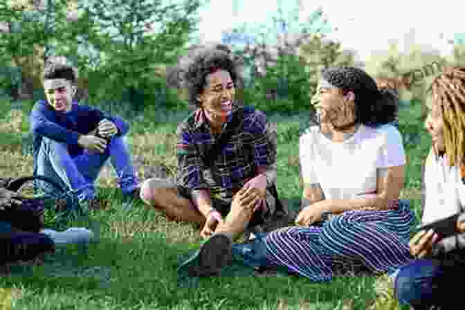 A Group Of Friends Laughing And Sharing A Meal In The Wilderness Running Wild: Based On The Novel (Faber Drama)