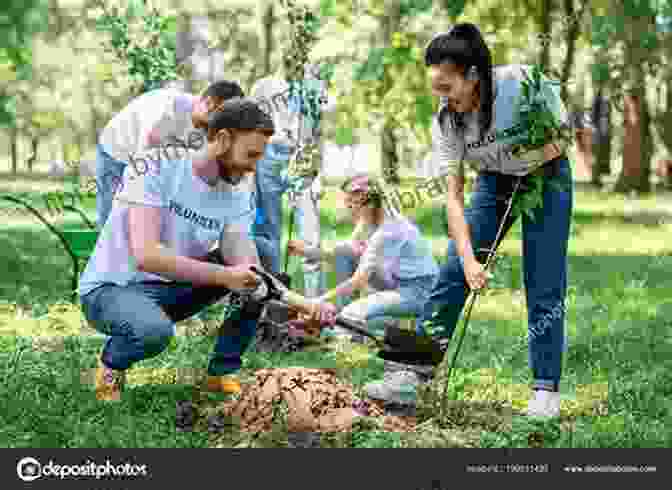 A Group Of Volunteers Planting Trees Near Green Lake, Surrounded By Lush Greenery And A Blue Sky The Pleasures Of Green Lake