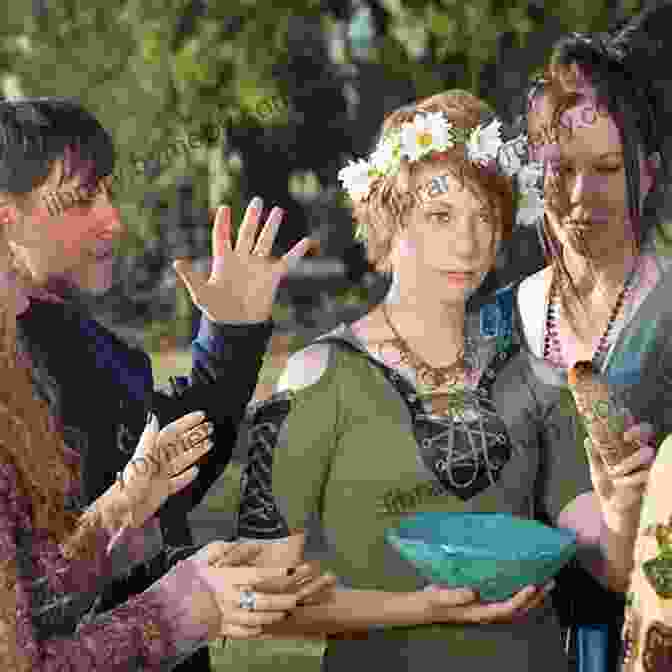 A Group Of Wiccans Performing A Ritual In A Forest Glade, With Moonlight Illuminating Their Faces And Hands On Writing: A Memoir Of The Craft (A Memoir Of The Craft (Reissue))