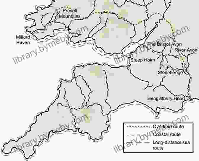 A Map Of Britain Highlighting The Probable Route Of The Bluestones From Wales To Stonehenge Where Is Stonehenge? (Where Is?)