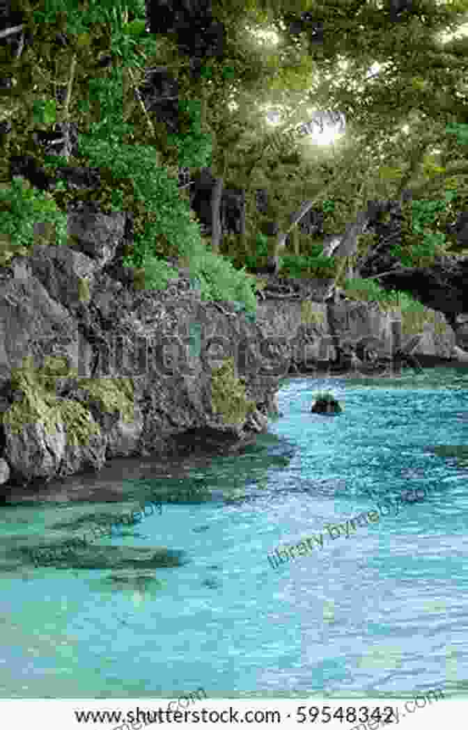 A Secluded Cove With Clear Turquoise Waters And Lush Greenery Drifting Off Hawaii