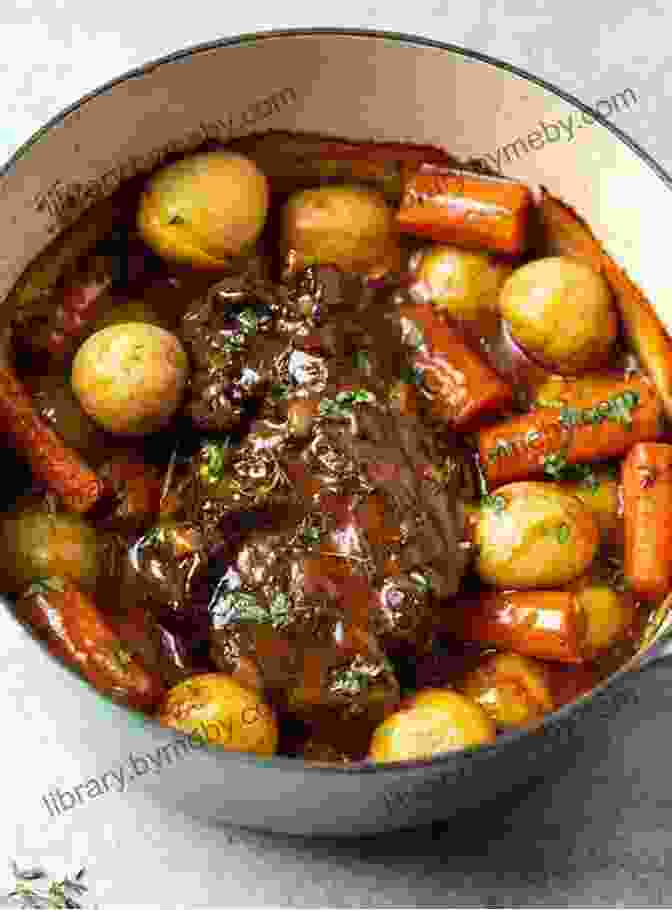 A Steaming Pot Of Hearty Pot Roast, Surrounded By Fresh Vegetables In Winter S Kitchen: Growing Roots And Breaking Bread In The Northern Heartland