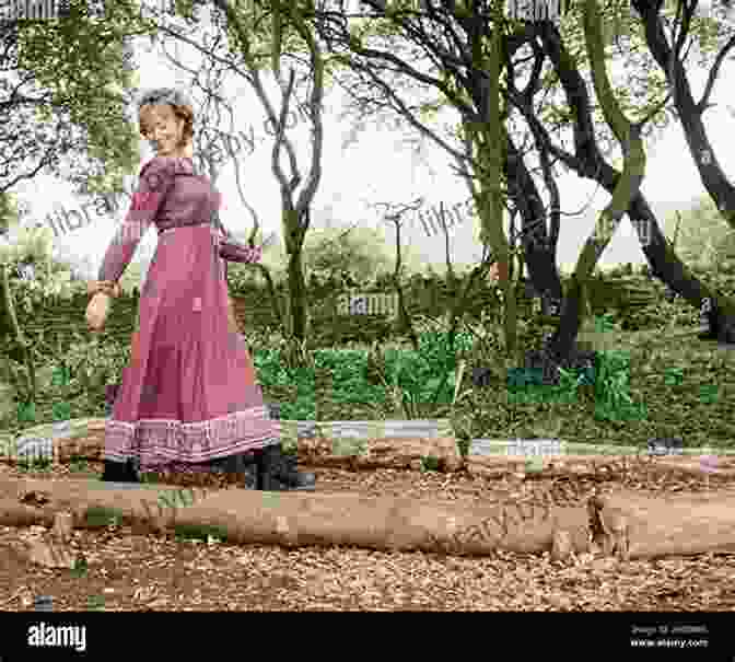 A Woman Walking Happily In Nature, With The Book 'My Happy Feet' In Her Hand My Happy Feet