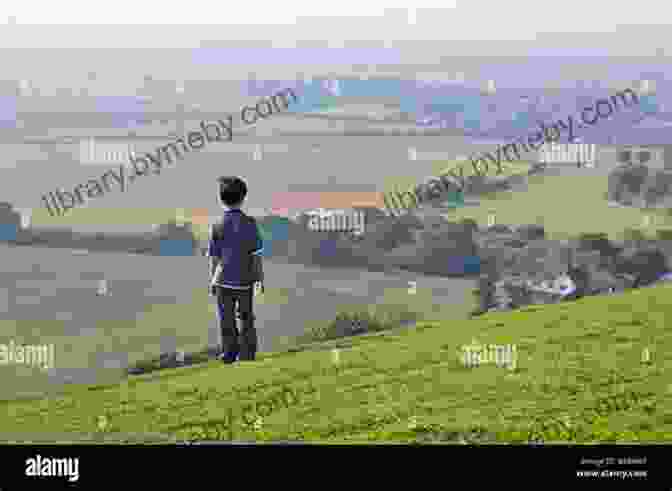 A Young Boy Stands On A Hilltop, Looking Out Over A Vast Desert Landscape. He Is Dressed In Traditional Persian Clothing And Has A Determined Expression On His Face. Fate Of A Persian Boy