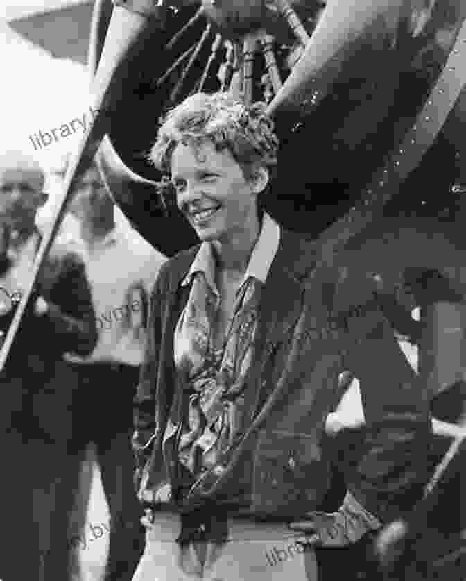 Amelia Earhart Posing In Front Of Her Aircraft Before A Record Breaking Flight Who Was Amelia Earhart? (Who Was?)