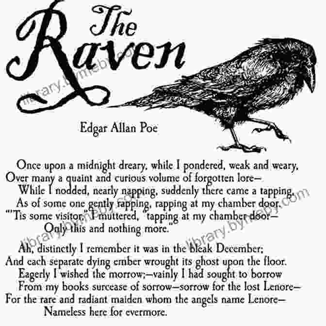 An Illustration Of A Raven, A Symbol Associated With Edgar Allan Poe And His Famous Poem. Virginia Clemm: A Quick Beginners Guide To Edgar Allan Poe