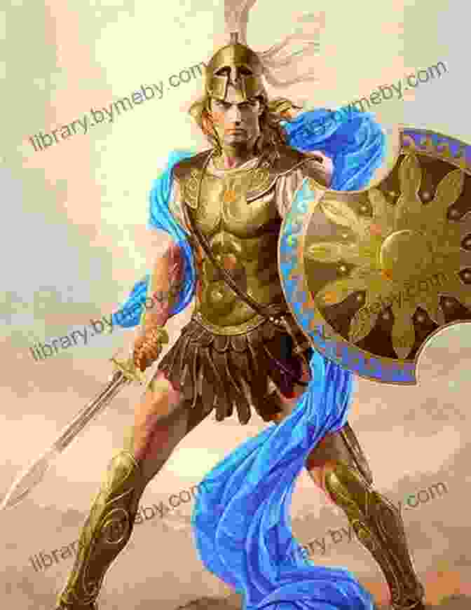 An Illustration Of Achilles, The Legendary Greek Warrior, With His Sword Drawn, Preparing For Battle. The Trojan Cycle: Adapted From What The Ancient Greeks And Romans Told About Their Gods And Heroes By Nikolay A Kun (Myths And Legends Of Ancient Greece)