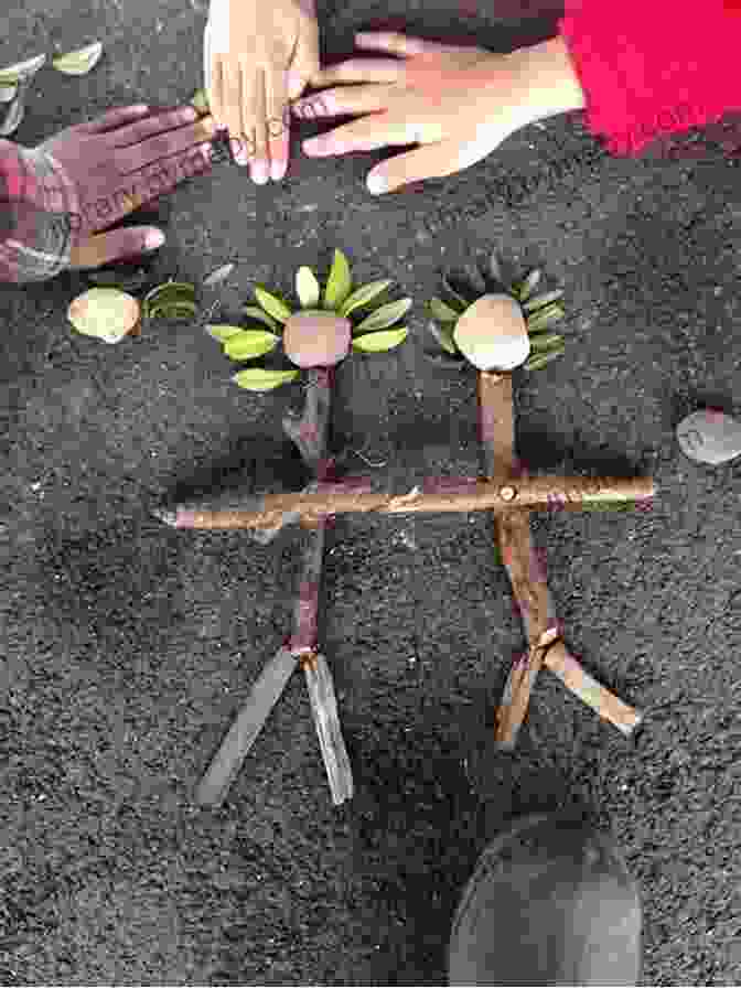 Child Creating Nature Art Using Leaves, Sticks, And Stones Best Summer Ever: A Summer S Worth Of Fun Inexpensive Art Learning Projects To Occupy Kids 6 11 At Home For Hours At A Time