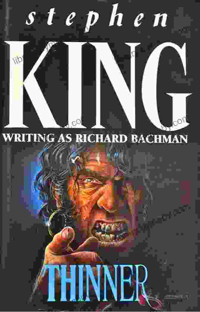 Chilling Cover Art Of Stephen King's Thinner, Depicting A Silhouette Of An Emaciated Figure With Haunting Eyes Thinner Stephen King