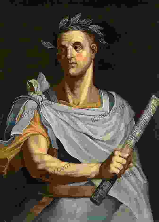 Julius Caesar, The First Roman Emperor, Holding A Laurel Wreath And Scepter Constantine The Great: A Life From Beginning To End (Roman Emperors)