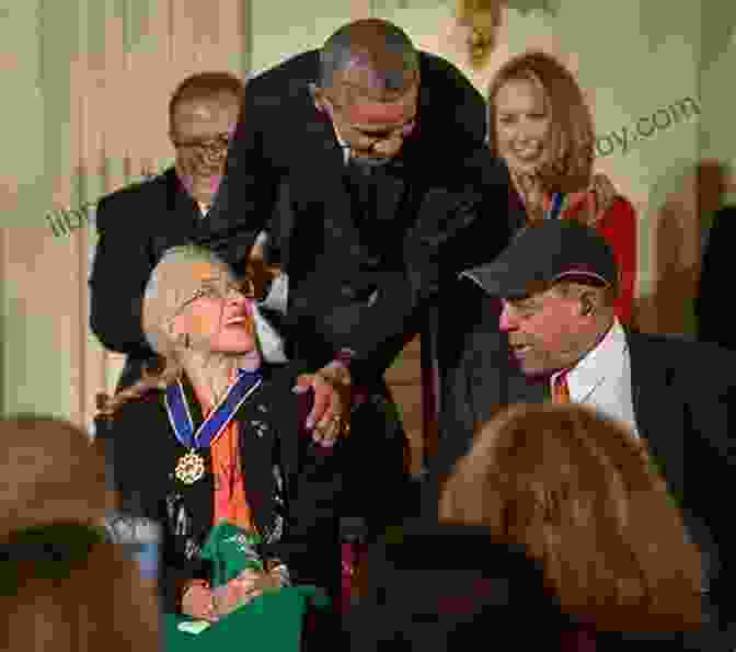 Katherine Johnson Receiving The Presidential Medal Of Freedom From President Barack Obama Counting The Stars: The Story Of Katherine Johnson NASA Mathematician