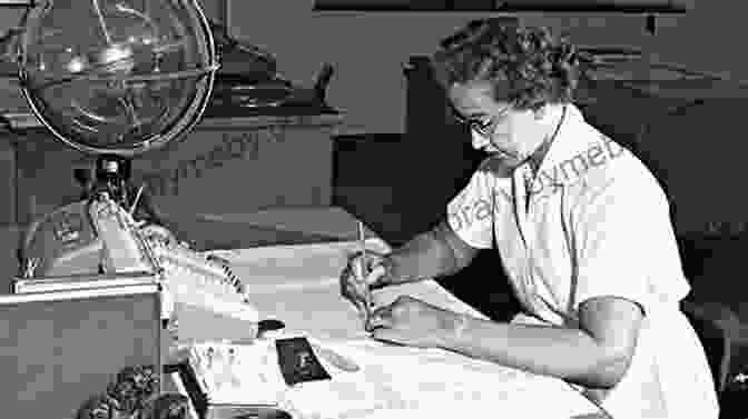 Katherine Johnson Working At A Desk Surrounded By Male Colleagues Counting The Stars: The Story Of Katherine Johnson NASA Mathematician