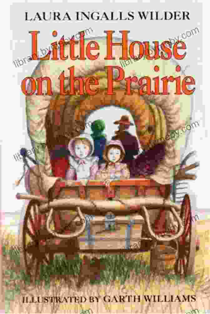 Little House On The Prairie Book Cover With A Young Girl In A Bonnet And A Dog In A Meadow Little House On The Prairie