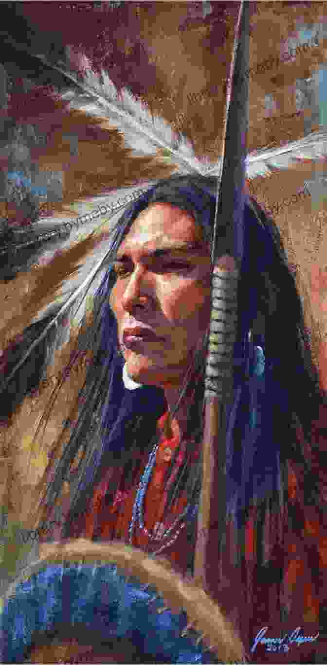 Milo Winter's Illustration Of The Cheyenne Warrior, Red Chief The Trail With Illustrations By Milo Winter