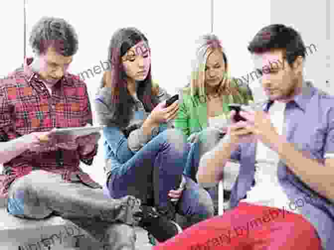 Students Sitting Alone Looking At Their Phones, Depicting The Effects Of Social Isolation COVID Chronicles: College Students Navigate Pandemic Life