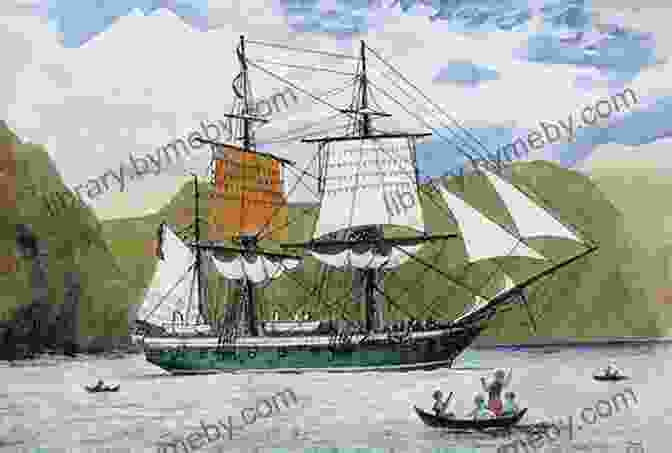 The HMS Beagle Sailing Through The Pacific Ocean The Voyage Of The Beagle