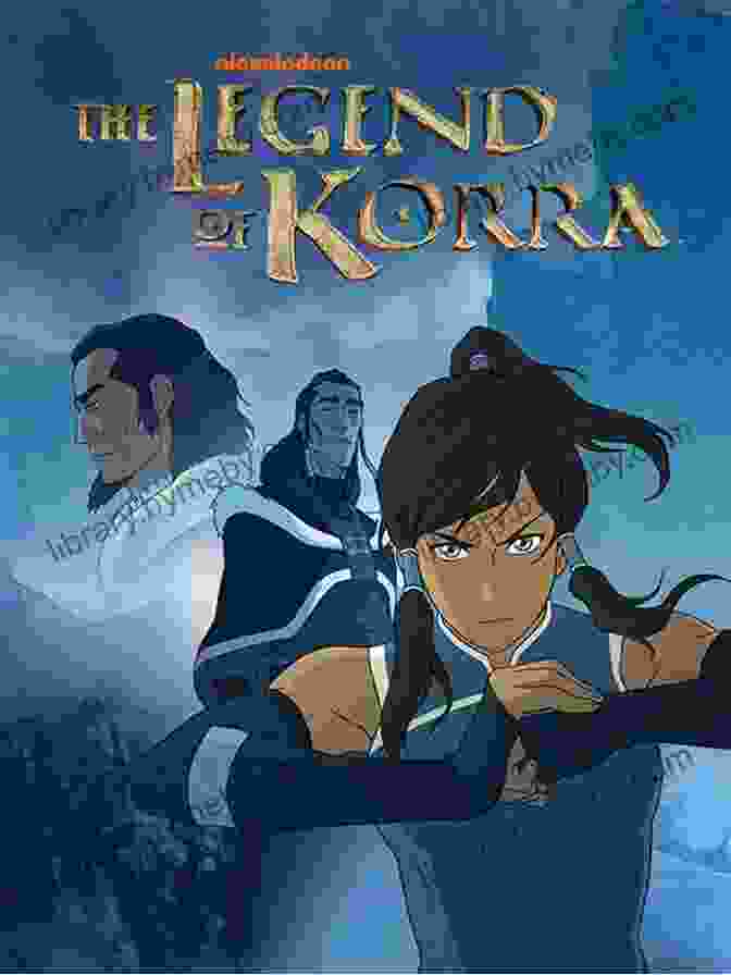 The Legend Of Korra: Turf Wars Part One Graphic Novel Cover Featuring Korra, Mako, Bolin, And Asami Standing In Front Of A Burning Cityscape The Legend Of Korra: Turf Wars Part One