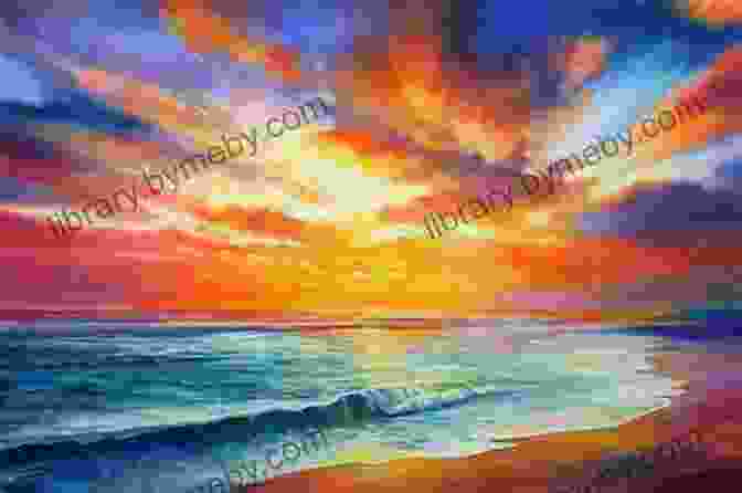 Vibrant Acrylic Painting Of A Seascape Acrylic Painting Oil Painting: 1 2 3 Easy Techniques To Mastering Acrylic Painting 1 2 3 Easy Techniques To Mastering Oil Painting (Oil Painting Painting Drawing Sculpting 2)